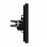 Розетка без заземления ИЭК FORTE&PIANO FP118 10А черный