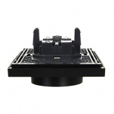 Розетка 2-я с заземлением в сборе ИЭК FORTE&PIANO FP123 16А шторки автозажим черный