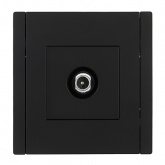 Розетка TV проходная ИЭК FORTE&PIANO FP129 черный