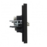 Розетка двойная TV+SAT ИЭК FORTE&PIANO FP138 черный