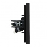 Розетка компьютерная RJ45 кат.5E ИЭК FORTE&PIANO FP132 черный