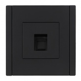 Розетка компьютерная RJ45 кат.5E ИЭК FORTE&PIANO FP132 черный