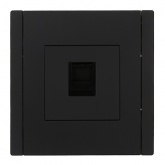 Розетка компьютерная RJ45 кат.6 ИЭК FORTE&PIANO FP131 черный