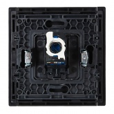 Розетка компьютерная RJ45 кат.6 ИЭК FORTE&PIANO FP131 черный