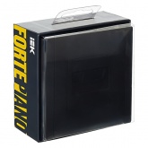 Розетка двойная RJ11+RJ45 кат.5E ИЭК FORTE&PIANO FP135 черный