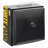 Розетка двойная TV+RJ45 кат.5E ИЭК FORTE&PIANO FP136 черный