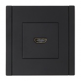 Розетка HDMI ИЭК FORTE&PIANO FP140 черный