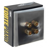 Аудиорозетка ИЭК FORTE&PIANO FP139 4 подключения черный