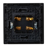 Аудиорозетка ИЭК FORTE&PIANO FP139 4 подключения черный