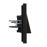 Вывод кабеля ИЭК FORTE&PIANO FP142 черный