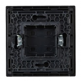 Заглушка с суппортом ИЭК FORTE&PIANO FP141 черный