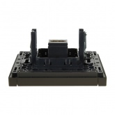 Розетка HDMI ИЭК FORTE&PIANO FP340 серый