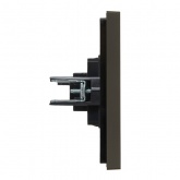 Розетка HDMI ИЭК FORTE&PIANO FP340 серый