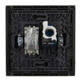 Розетка двойная TV+RJ45 кат.6 ИЭК FORTE&PIANO FP337 серый