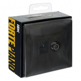 Розетка двойная TV+RJ45 кат.6 ИЭК FORTE&PIANO FP337 серый