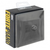 Розетка двойная TV+RJ45 кат.5E ИЭК FORTE&PIANO FP336 серый