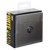 Розетка TV проходная ИЭК FORTE&PIANO FP329 серый