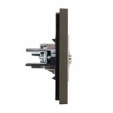 Розетка TV оконечная ИЭК FORTE&PIANO FP328 серый