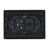 Розетка 2-я без заземления в сборе ИЭК FORTE&PIANO FP326 10А автозажим серый