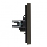 Розетка без заземления ИЭК FORTE&PIANO FP318 10А серый