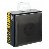 Розетка без заземления ИЭК FORTE&PIANO FP318 10А серый