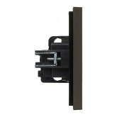 Розетка с заземлением ИЭК FORTE&PIANO FP316 16А серый