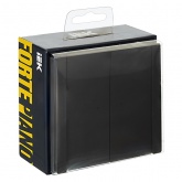 Переключатель двухклавишный с индикацией ИЭК FORTE&PIANO FP308 10А серый