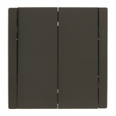 Переключатель двухклавишный ИЭК FORTE&PIANO FP307 10А серый