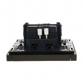 Переключатель одноклавишный с индикацией ИЭК FORTE&PIANO FP304 10А серый