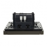 Переключатель одноклавишный ИЭК FORTE&PIANO FP303 10А серый