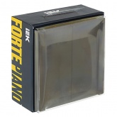 Выключатель двухклавишный ИЭК FORTE&PIANO FP305 10А серый