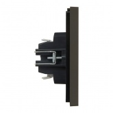 Выключатель одноклавишный с индикацией ИЭК FORTE&PIANO 10А FP302 серый