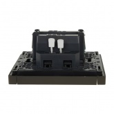 Выключатель одноклавишный ИЭК FORTE&PIANO FP301 10А серый