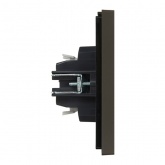 Выключатель одноклавишный ИЭК FORTE&PIANO FP301 10А серый