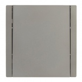 Выключатель одноклавишный ИЭК FORTE&PIANO FP501 10А сталь