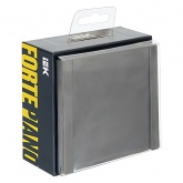 Выключатель одноклавишный ИЭК FORTE&PIANO FP501 10А сталь