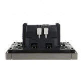 Переключатель одноклавишный ИЭК FORTE&PIANO FP503 10А сталь