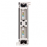 Патч-панель настенная EKF TERACOM PRO Cat.5E неэкранированная UTP 12 портов RJ-45 Dual IDC