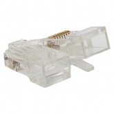 Коннектор EKF RJ-45 TERACOM PRO неэкранированный UTP 8P8C 30мкд Cat.6 универсальный (упаковка 20шт)