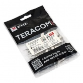 Коннектор EKF RJ-45 TERACOM PRO экранированный FTP 8P8C 30мкд Cat.5E универсальный (упаковка 20шт)