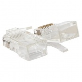 Коннектор EKF RJ-45 TERACOM неэкранированный UTP 8P8C Cat.5E универсальный (упаковка 50шт)