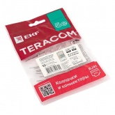 Коннектор EKF RJ-45 TERACOM неэкранированный UTP 8P8C Cat.5E универсальный (упаковка 10шт)