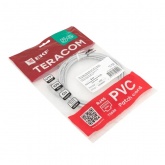 Патч-корд EKF TERACOM Cat.5E (1Гбит/с) неэкранированный UTP оболочка PVC серый (3м)