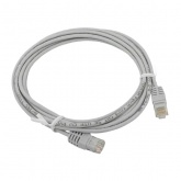 Патч-корд EKF TERACOM Cat.5E (1Гбит/с) неэкранированный UTP оболочка PVC серый (3м)