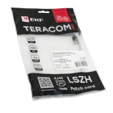 Патч-корд EKF TERACOM PRO Cat.5E неэкранированный UTP оболочка LSZH серый (0,2м)
