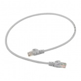 Патч-корд EKF TERACOM PRO Cat.5E неэкранированный UTP оболочка PVC серый (0,5м)