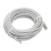 Патч-корд EKF TERACOM PRO Cat.5E неэкранированный UTP оболочка PVC серый (10,0м)