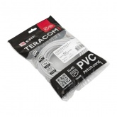 Патч-корд EKF TERACOM PRO Cat.5E неэкранированный UTP оболочка PVC серый (10,0м)