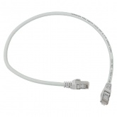 Патч-корд EKF TERACOM PRO Cat.6 экранированный FTP оболочка LSZH серый (0,5м)