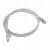 Патч-корд EKF TERACOM PRO Cat.6 экранированный FTP оболочка LSZH серый (1,0м)